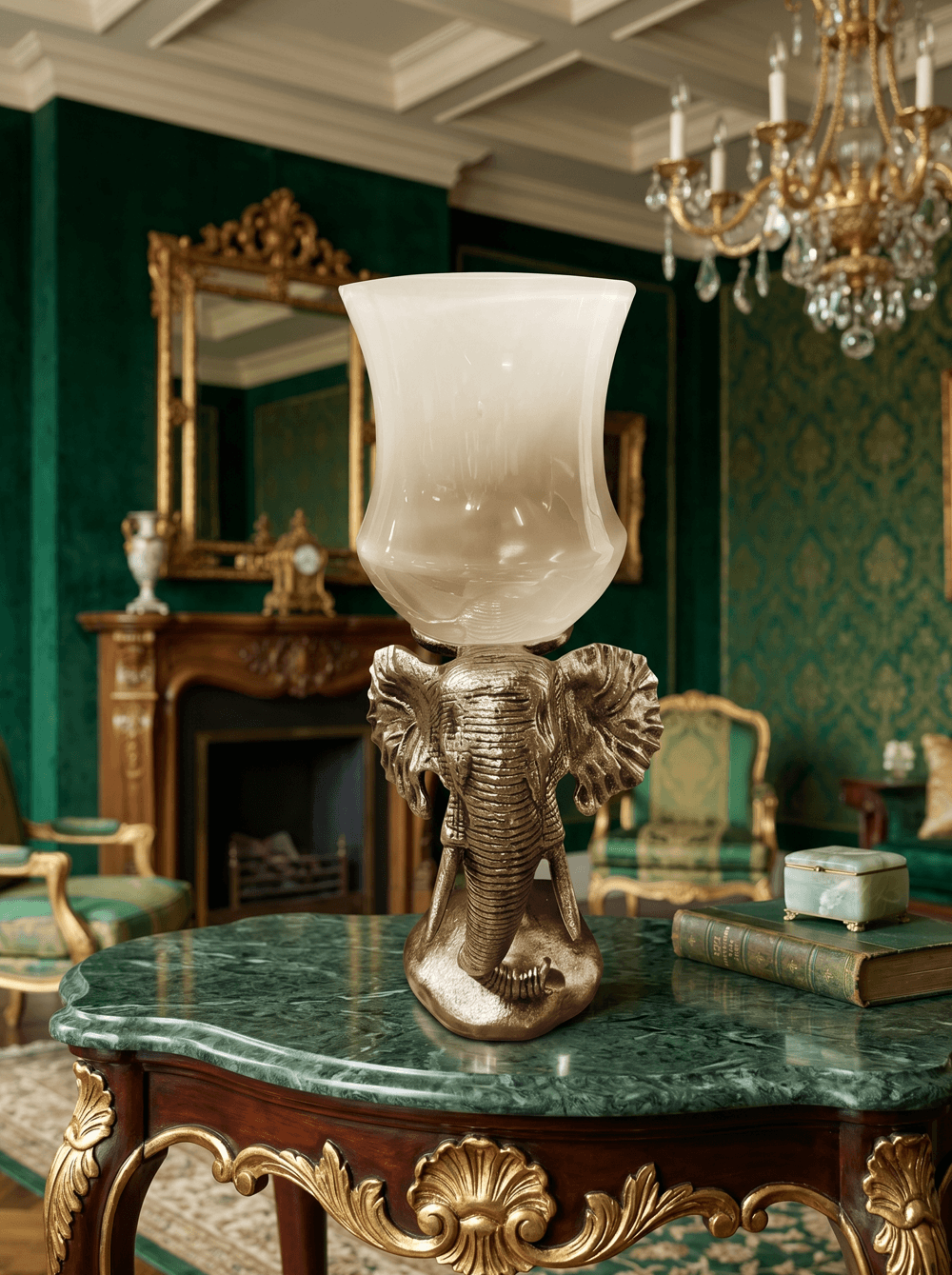 Pillar Elephant Candle