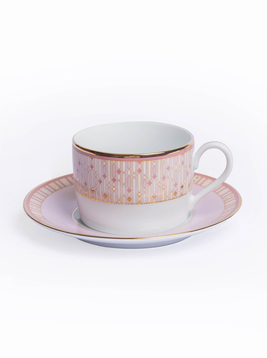 Radiant Whispers (Pearl) Cup & Saucer